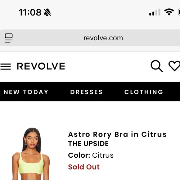 NWT The Upside SET Astro Rory Bra and Printed Leggings in Multicolor / Citrus - Picture 15 of 16